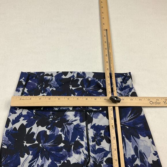 Fabletics Womens Cashel Foldover Yoga Leggings Floral Print High Waisted MEDIUM - Picture 8 of 11